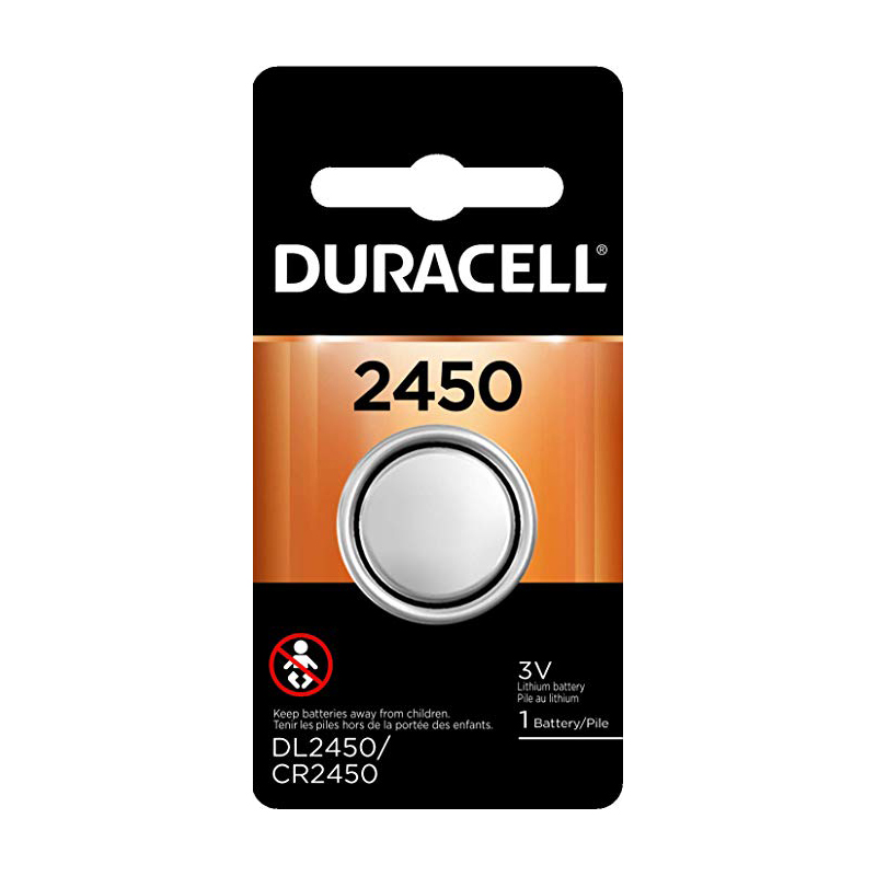 Duracell CR2450 Lithium 3V Coin Cell Battery
