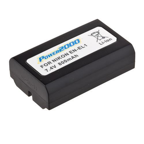 Power2000 EN-EL1 Lithium-Ion Battery Replacement for Nikon