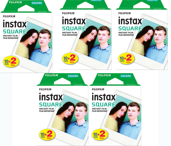 Fujifilm instax SQUARE Instant Film, 100 Sheets