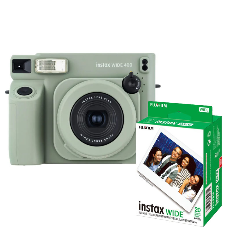 Fujifilm Instax Wide 400 Instant Film Camera + 20 Prints
