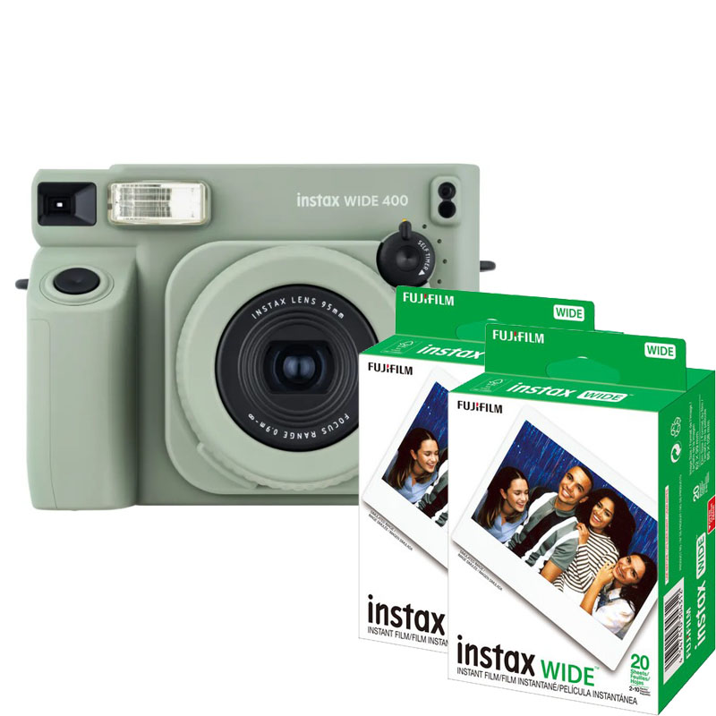 Fujifilm INSTAX Wide 400 Instant Film Camera + 40 Prints