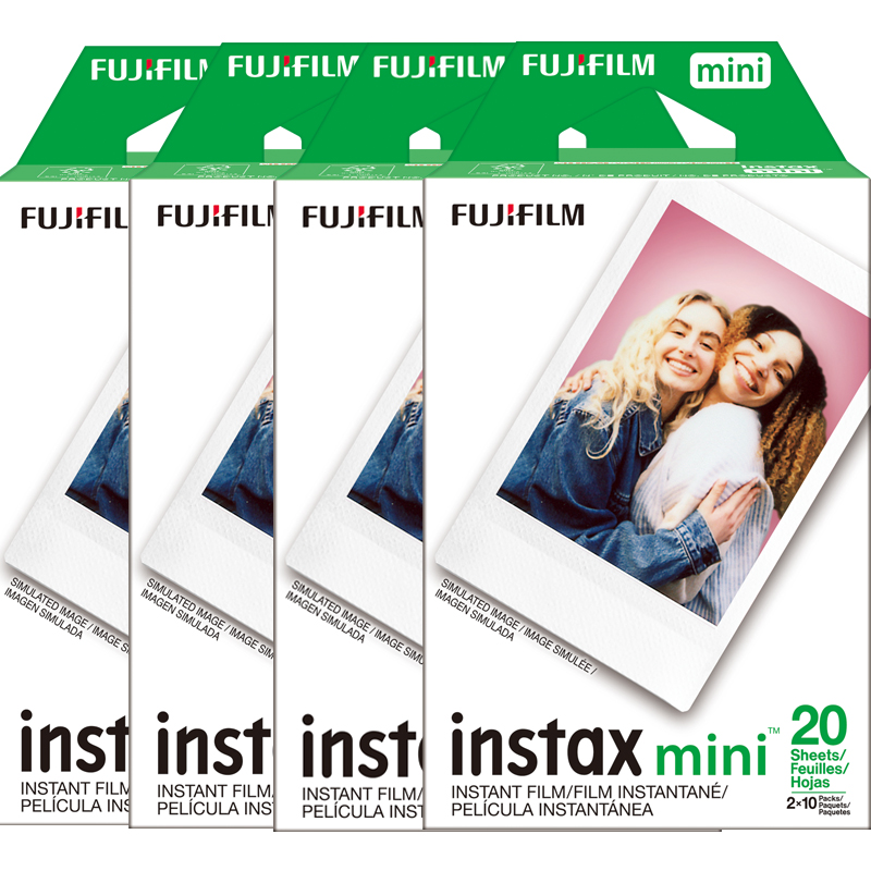 Fujifilm Instax Mini Instant Film, 80 Prints
