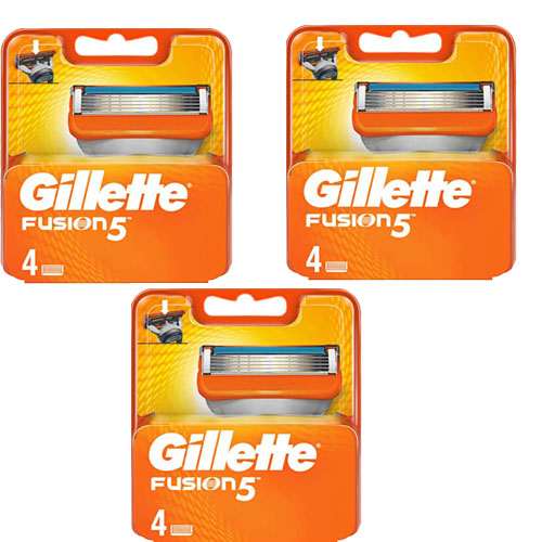 Gillette Fusion 5 Razor Blade Refill Cartridges, 12 Count