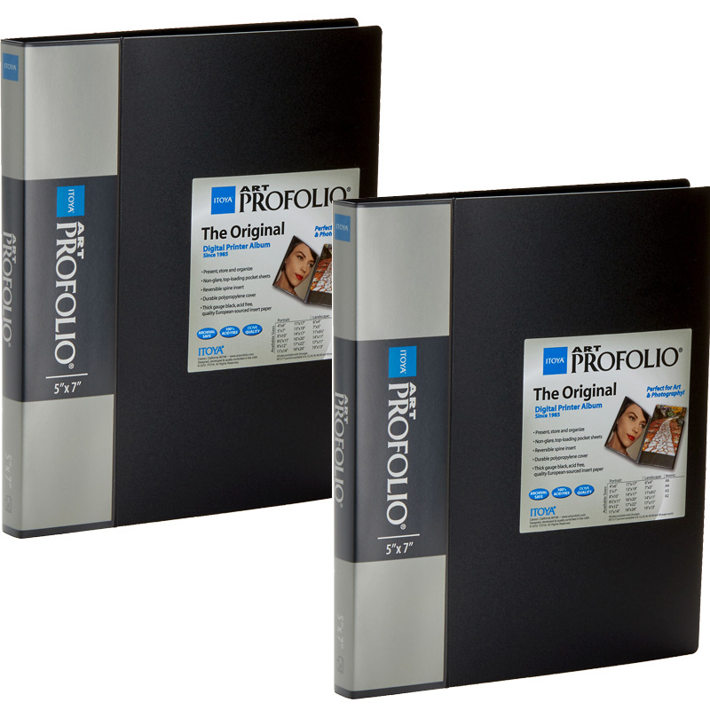 Itoya Art Profolio Original 5" x 7" Storage/Display Album, 2 Pack