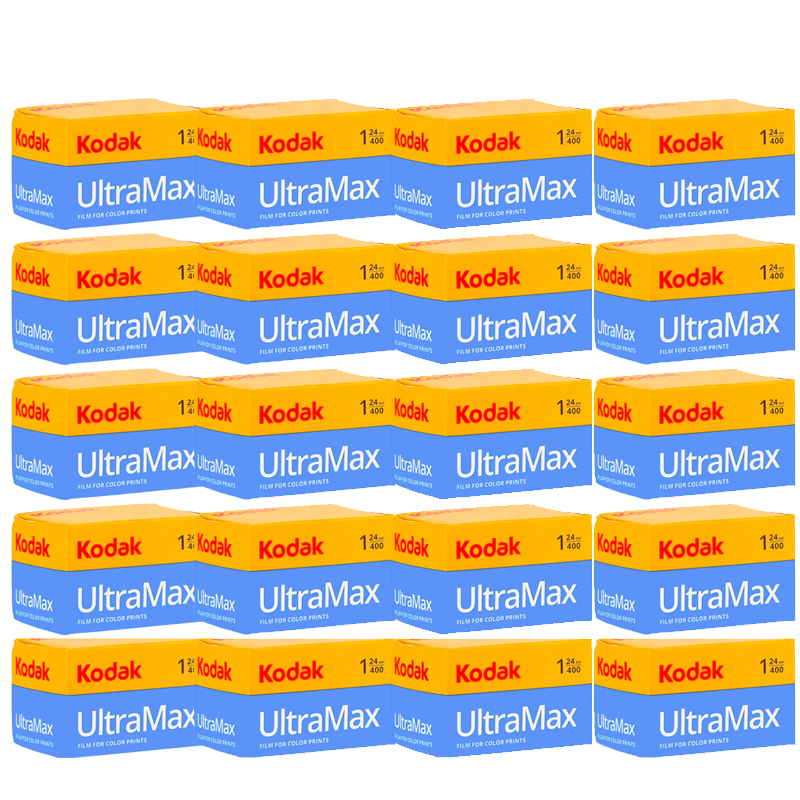 Kodak GC Ultramax 400 24 Exposure Color Negative 35mm Film, 20 Rolls