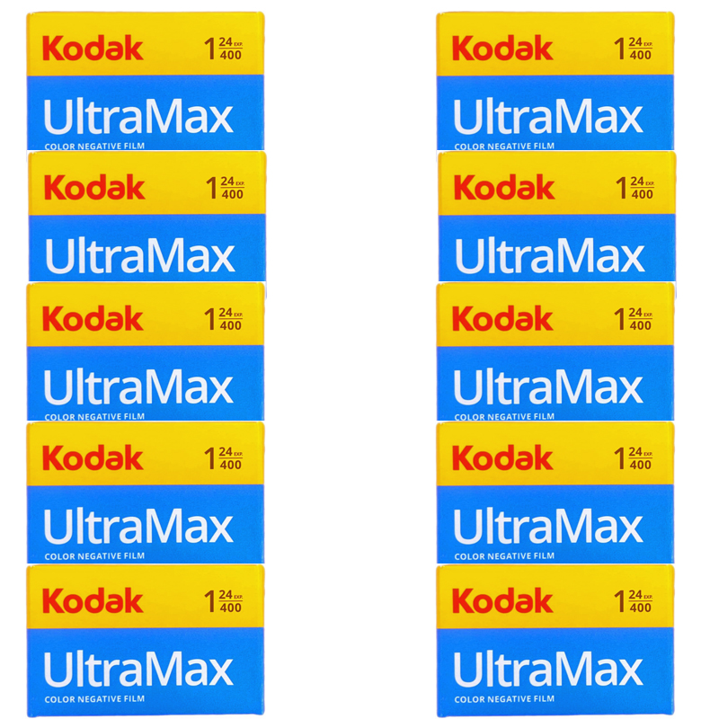 Kodak GC Ultramax 400 24 Exposure Color Negative 35mm Film , 10 Rolls