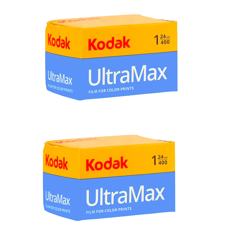 Kodak Ultramax 400 24 Exposure Color Negative 35mm Film, 2 Rolls