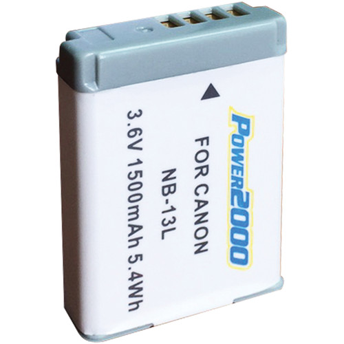 Power2000 NB13-L Lithium-Ion Rechargeable Battery for Canon