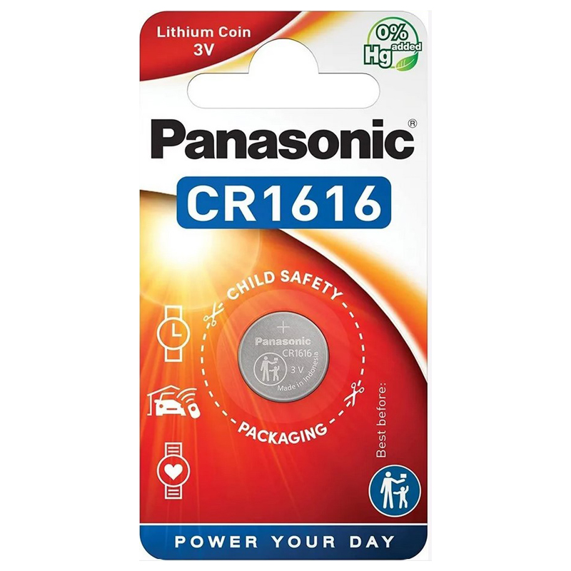 Panasonic CR1616 1616 3V Lithium Coin Cell Batteries