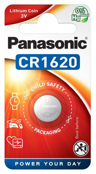 Panasonic CR1620 1620 3V Lithium Coin Cell Batteries