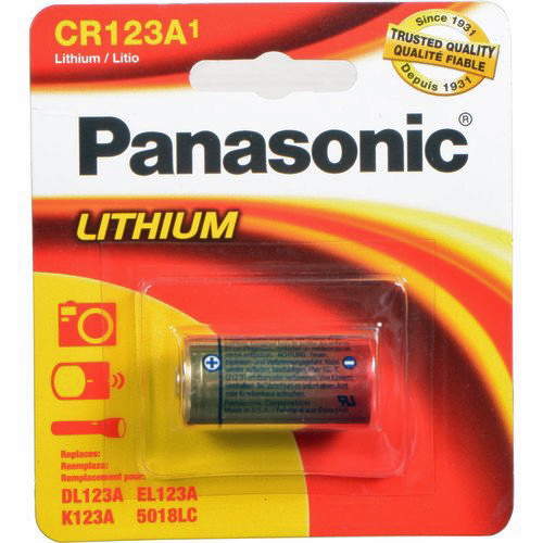 Panasonic CR-123 Lithium Power 3V Battery