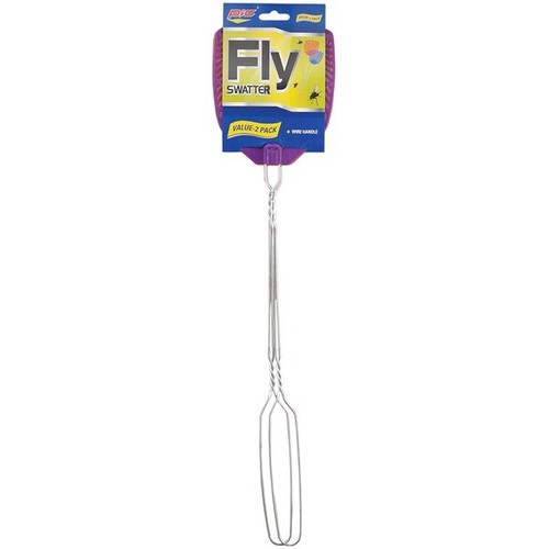 PIC Wire Handle Fly Swatter, 2 Pack