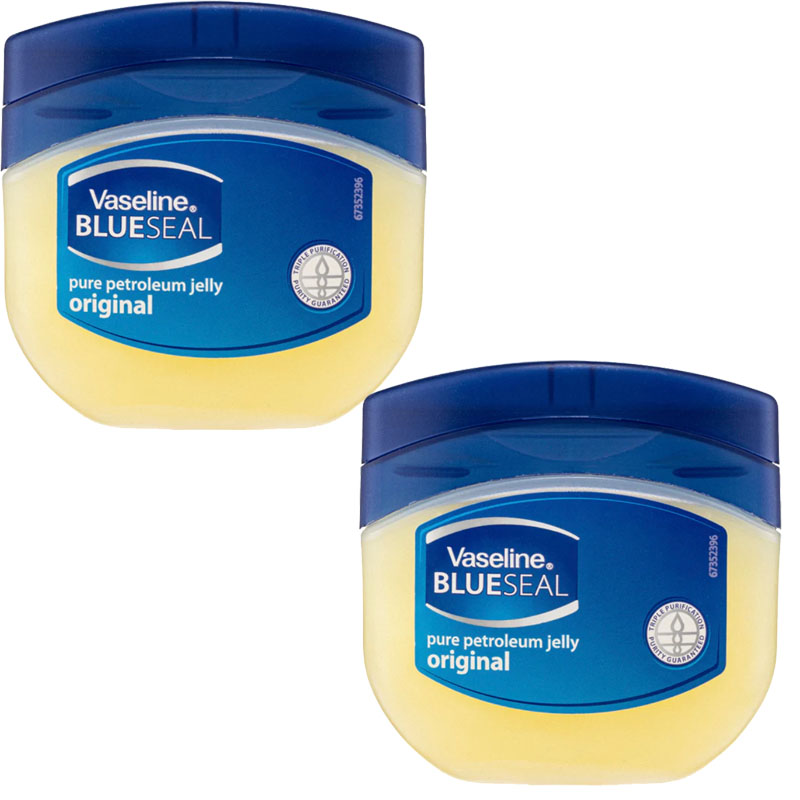 Vaseline Original Pure Petroleum Jelly, 50ml Travel Size, 2 Pack